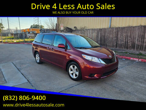 2012 Toyota Sienna for sale at Drive 4 Less Auto Sales in Houston TX