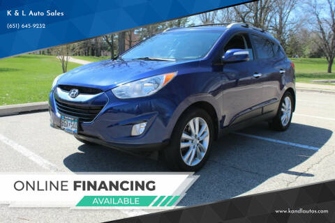 2013 Hyundai Tucson for sale at K & L Auto Sales in Saint Paul MN