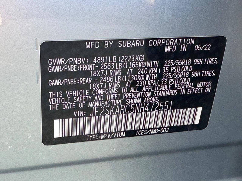 2022 Subaru Forester Touring