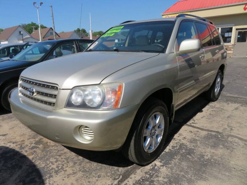 2002 Toyota Highlander for sale at Bells Auto Sales in Hammond IN