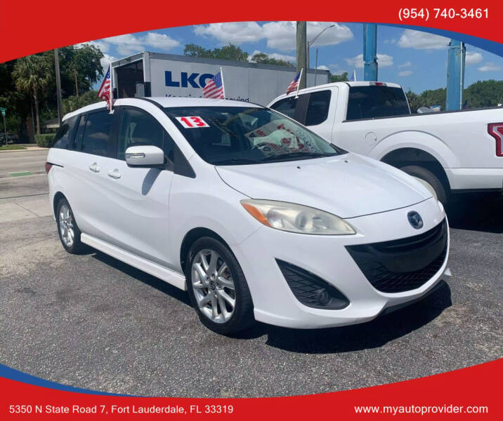 2013 Mazda MAZDA5 for sale at AUTO PROVIDER in Fort Lauderdale FL