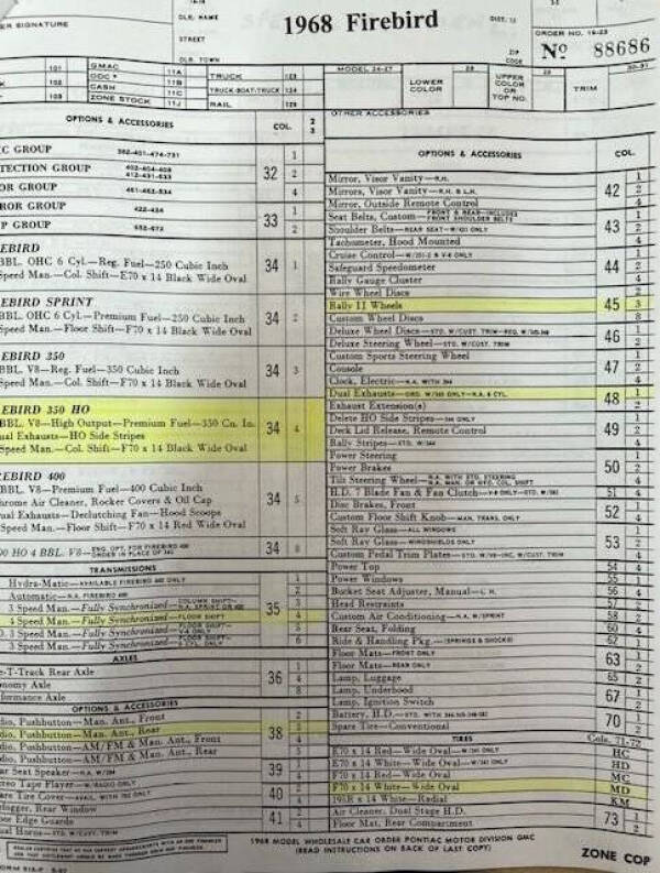 1968 Pontiac Firebird