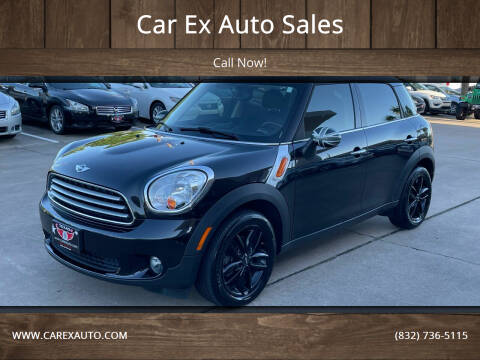 2014 MINI Countryman for sale at Car Ex Auto Sales in Houston TX