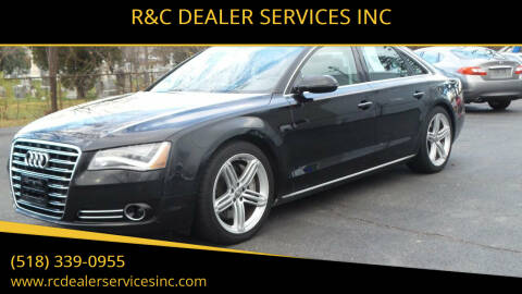 2012 Audi A8 for sale at R&C DEALER SERVICES INC in Cohoes NY