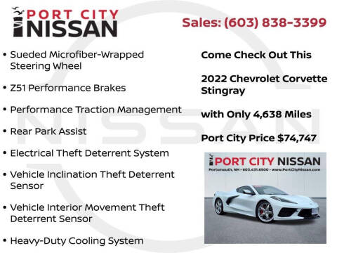 2022 Chevrolet Corvette Stingray