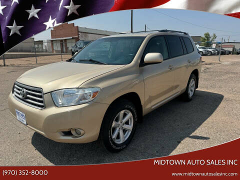 2010 Toyota Highlander for sale at MIDTOWN AUTO SALES INC in Greeley CO