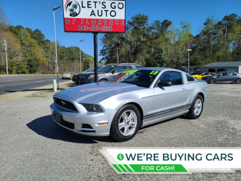 2013 Ford Mustang for sale at Let's Go Auto in Florence SC