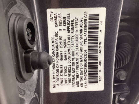 2019 Honda Civic Sport