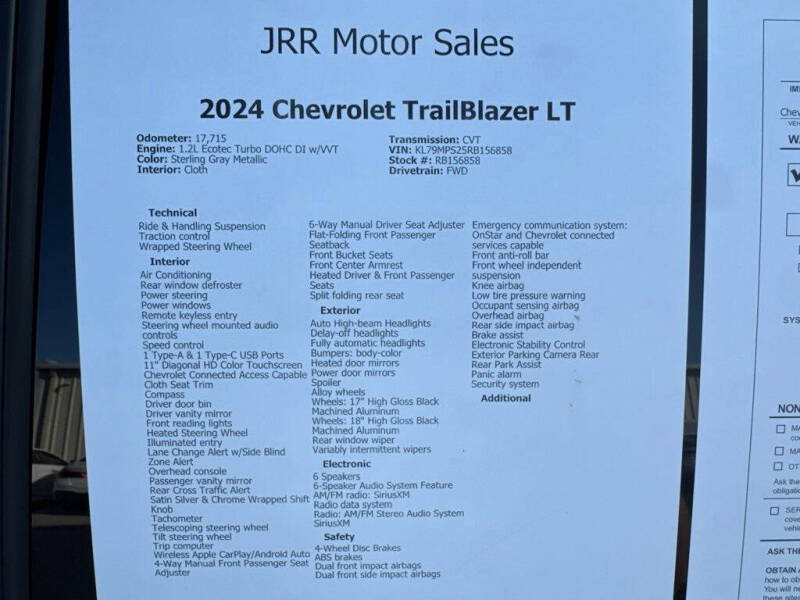 2024 Chevrolet TrailBlazer LT