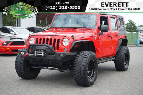 2015 Jeep Wrangler Unlimited for sale at West Coast AutoWorks -Edmonds in Edmonds WA