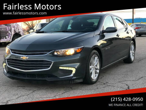 2016 Chevrolet Malibu for sale at Fairless Motors in Fairless Hills PA