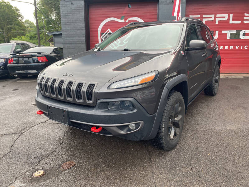 2014 Jeep Cherokee for sale at Apple Auto Sales Inc in Camillus NY