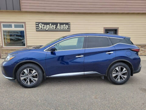 2019 Nissan Murano for sale at STAPLES AUTO SALES in Staples MN