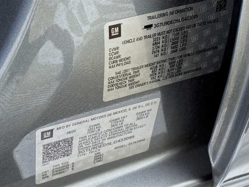 2020 GMC Sierra 1500