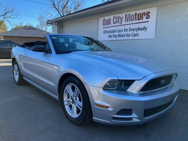 2014 Ford Mustang for sale at Oak City Motors in Garner NC