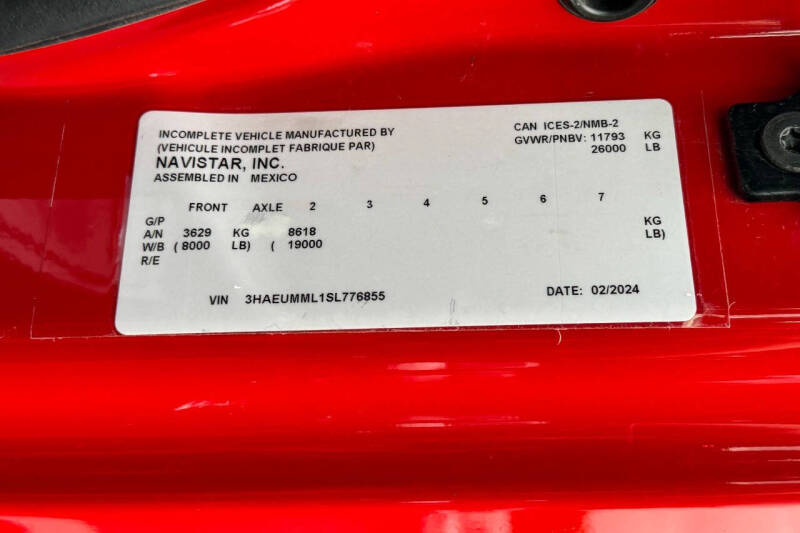 2025 International MV607