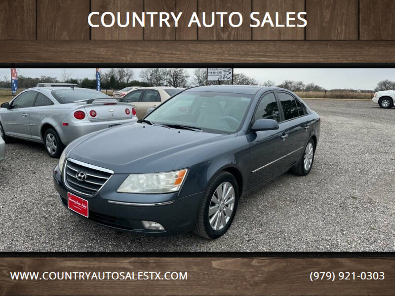 2009 Hyundai Sonata for sale at COUNTRY AUTO SALES in Hempstead TX