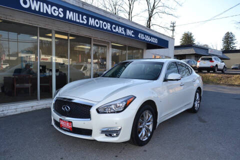 2019 Infiniti Q70 for sale at Owings Mills Motor Cars in Owings Mills MD