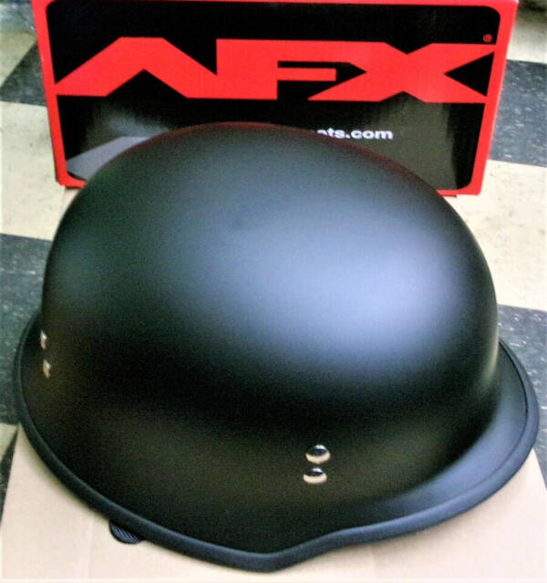 2023 AFX Helmet Flat Black 1/2 Helmet for sale at Cycle M - Helmets in Machesney Park IL