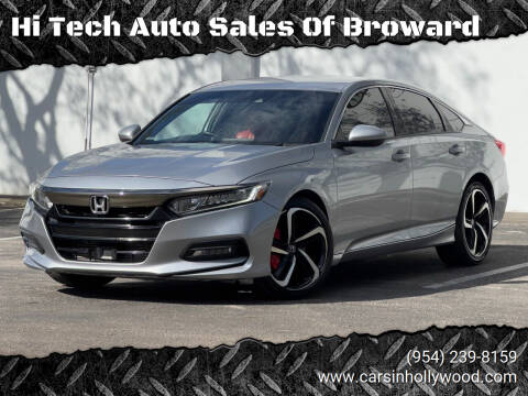 2018 Honda Accord for sale at Hi Tech Auto Sales Of Broward in Hollywood FL