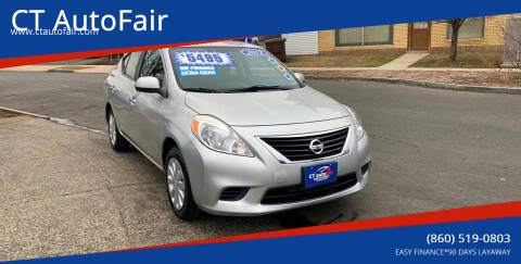 2012 Nissan Versa for sale at CT AutoFair in West Hartford CT