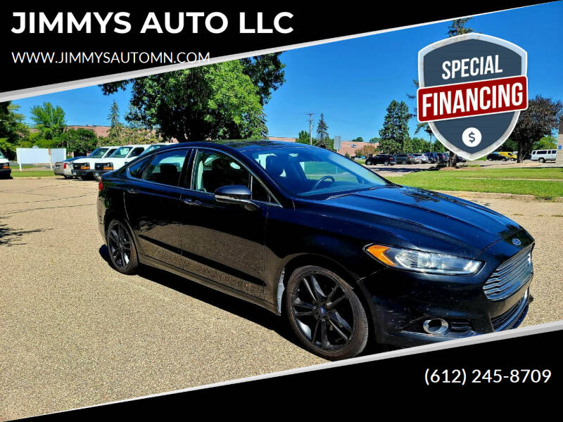 2013 Ford Fusion for sale at JIMMYS AUTO LLC in Burnsville MN