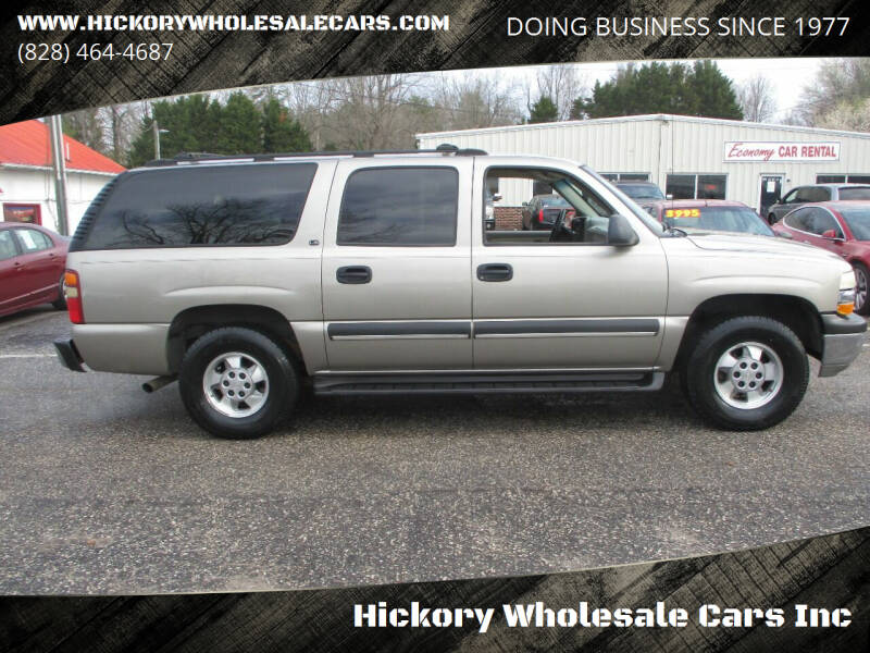 2002 Chevrolet Suburban for sale at Hickory Wholesale Cars Inc in Newton NC