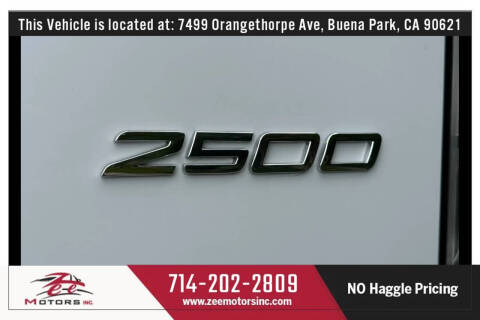 2021 Mercedes-Benz Sprinter 2500