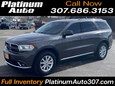 2019 Dodge Durango for sale at Platinum Auto in Gillette WY