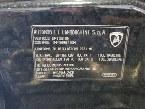 2021 Lamborghini Huracan EVO Spyder