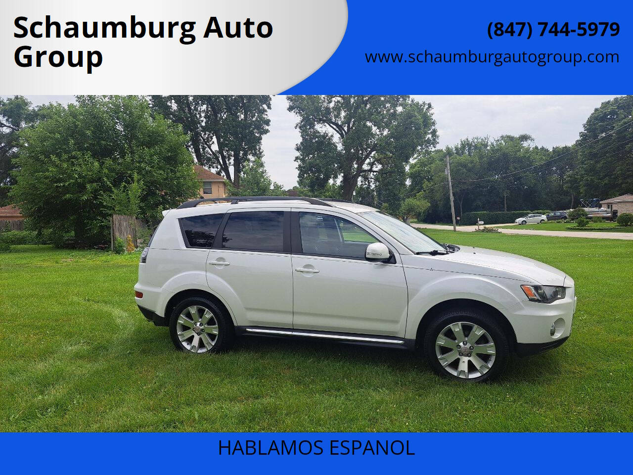 Black 2012 Mitsubishi Outlander SE AWD SE 4dr SUV 1