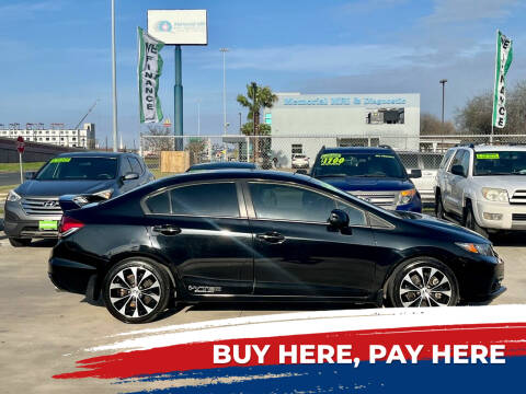 2013 Honda Civic for sale at AUTOMOTION in Corpus Christi TX