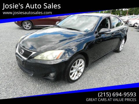 2011 Lexus IS 250 for sale at Josie's Auto Sales in Gilbertsville PA