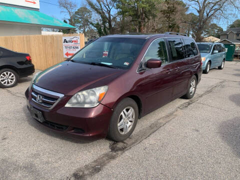 2007 Honda Odyssey for sale at AutoPro Virginia LLC in Virginia Beach VA