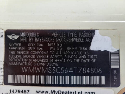 2010 MINI Cooper S
