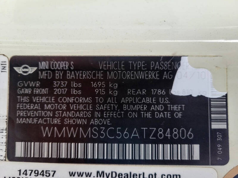 2010 MINI Cooper S