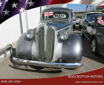 1937 Plymouth TC3 for sale at Rock Bottom Motors in North Hollywood CA