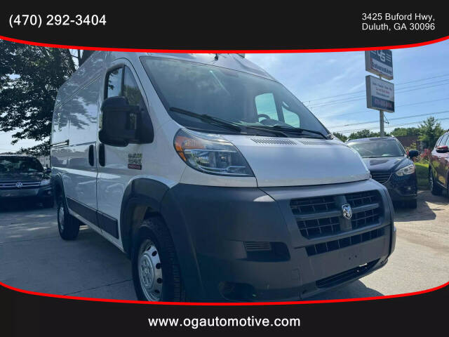 2018 Ram ProMaster for sale at OG Automotive, LLC. in Duluth, GA