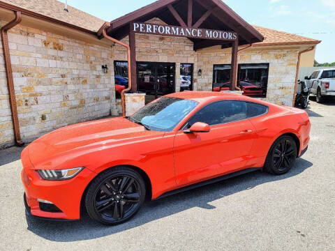 2016 Ford Mustang for sale at Performance Motors Killeen Second Chance in Killeen TX