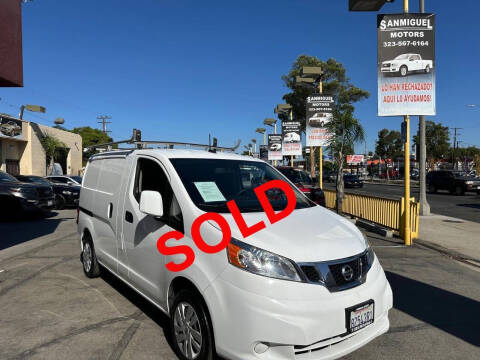 2015 Nissan NV200 for sale at Sanmiguel Motors in South Gate CA