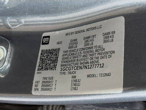 2022 Chevrolet Colorado