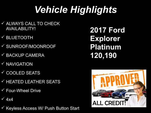 2017 Ford Explorer Platinum