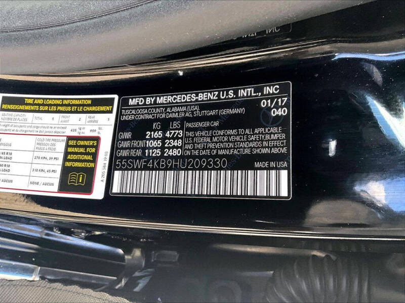 2017 Mercedes-Benz C-Class