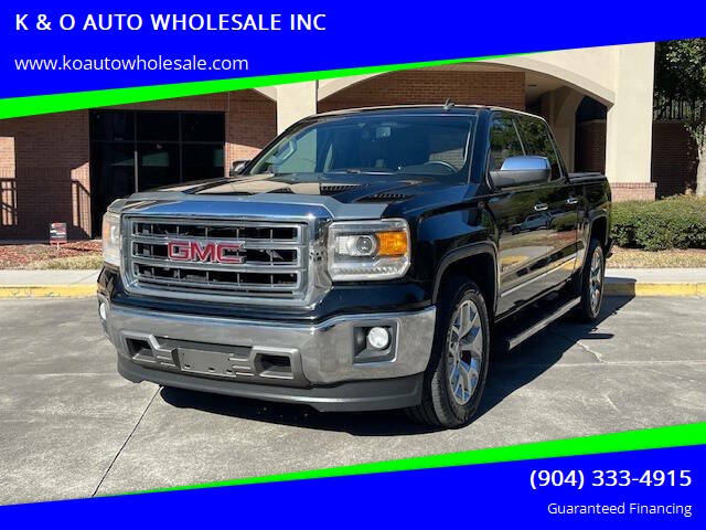 2014 GMC Sierra 1500 for sale at K & O AUTO WHOLESALE INC in Jacksonville FL