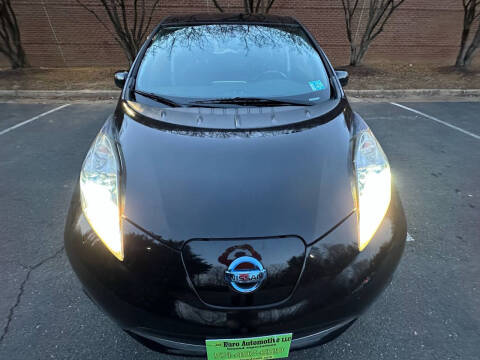 2013 Nissan LEAF for sale at Euro Automotive LLC in Falls Church VA