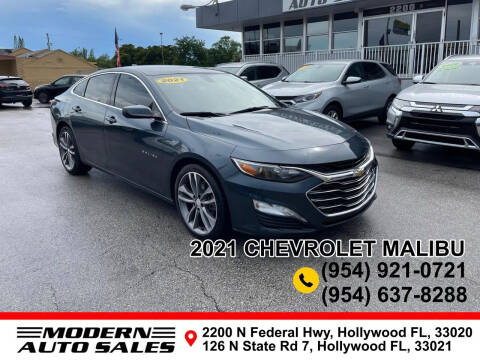 2021 Chevrolet Malibu for sale at Modern Auto Sales in Hollywood FL