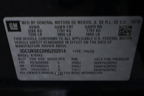 2017 Chevrolet Silverado 1500