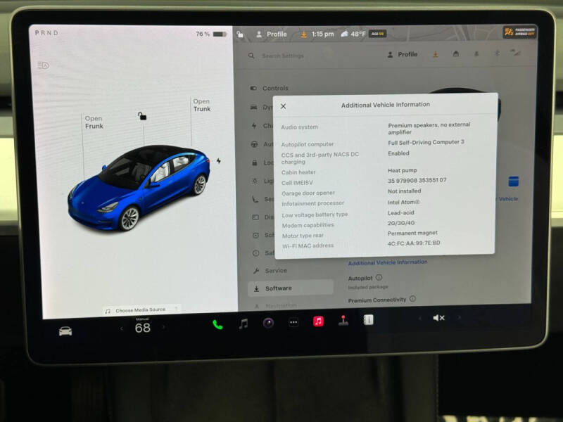 2021 Tesla Model 3 Standard Range Plus