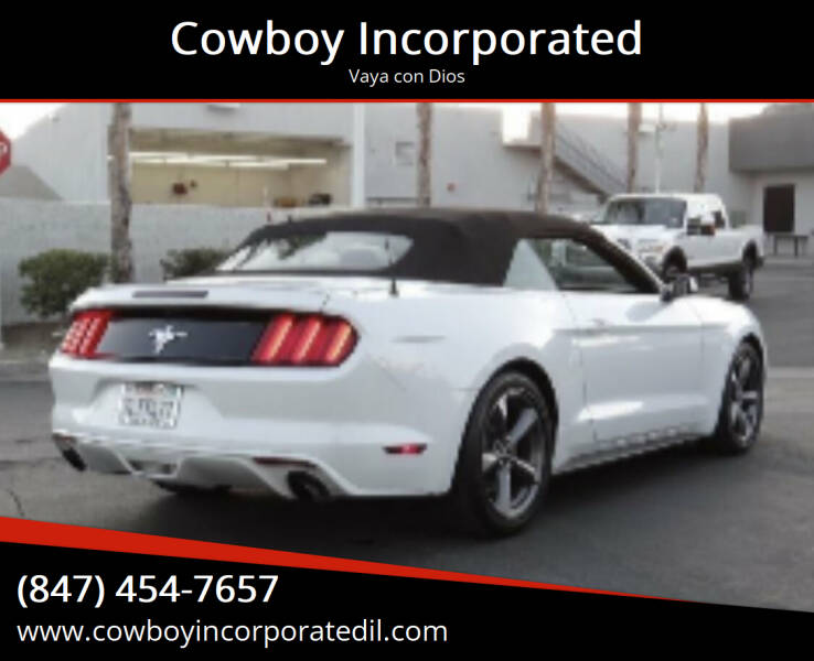 2015 Ford Mustang for sale at Cowboy Incorporated in Waukegan IL