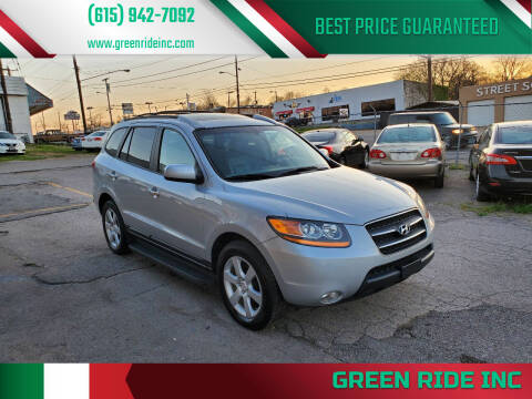 2009 Hyundai Santa Fe for sale at Green Ride Inc in Nashville TN